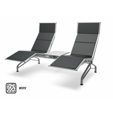 Многоместная секция Aero БП PU шезлонг со столиком