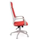 Кресло руководителя Everprof Trio Grey TM Ткань Красный