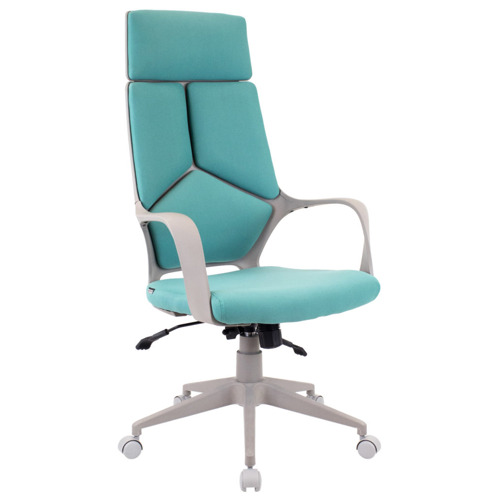 Кресло руководителя Everprof Trio Grey TM Ткань Бирюзовый