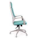 Кресло руководителя Everprof Trio Grey TM Ткань Бирюзовый