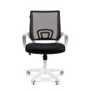 Офисное кресло Chairman    696    Россия    белый пластик TW-11/TW-01  черный