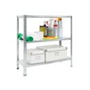 Стеллаж ES 75KD/75x30/3 оцинкованный
